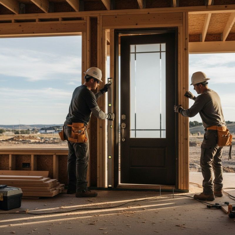 Business Door Installation detail