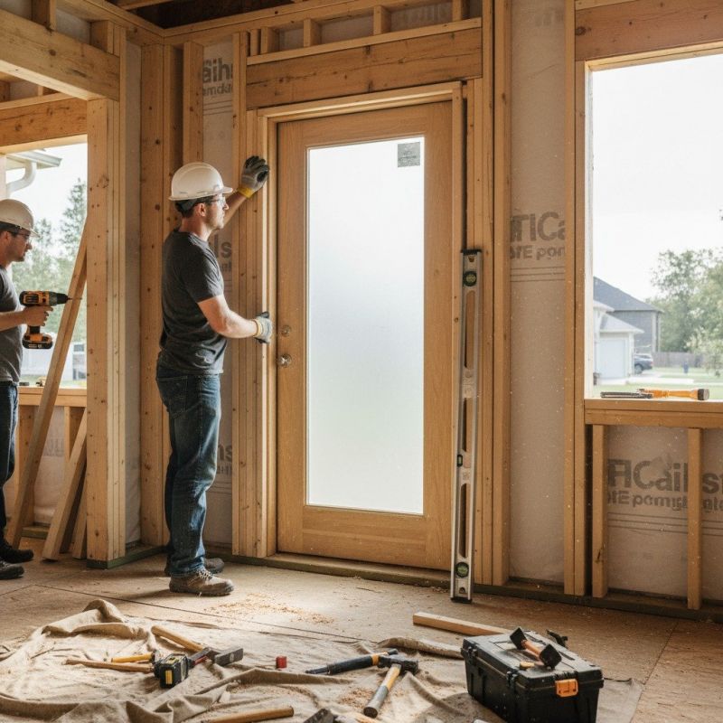Business Door Installation detail