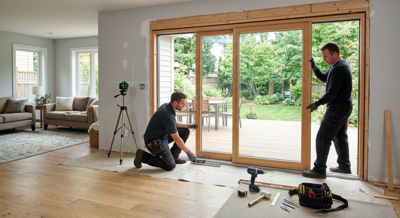 Sliding Door Installation project example